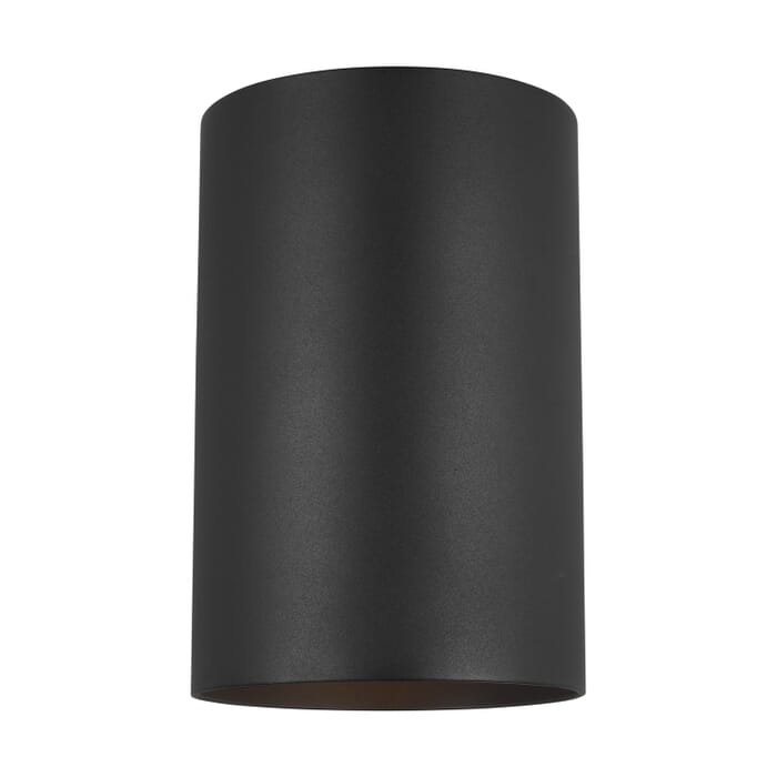 Outdoor Cylinders 1-Light LED Outdoor Wall Lantern in Black Outdoor Cylinders 1-Light LED Outdoor Wall Lantern in Black