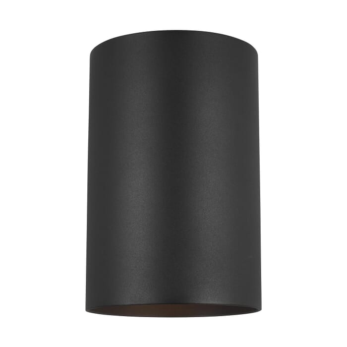 Outdoor Cylinders 1-Light Outdoor Wall Lantern in Black Outdoor Cylinders 1-Light Outdoor Wall Lantern in Black