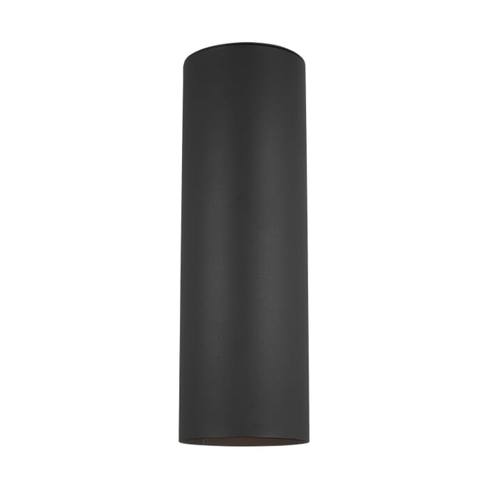 Outdoor Cylinders 2-Light Outdoor Wall Lantern in Black Outdoor Cylinders 2-Light Outdoor Wall Lantern in Black