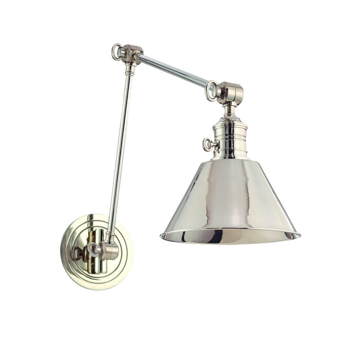 Hudson Valley Garden City 23" Wall Sconce in Polished Nickel Hudson Valley Garden City 23" Wall Sconce in Polished Nickel