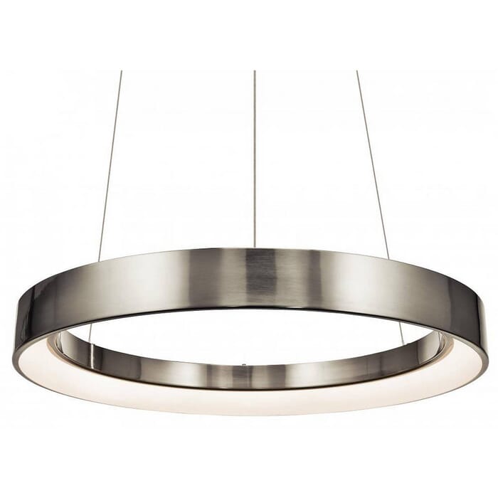 Elan Fornello 23.5" 1-Ring LED Pendant in Brushed Nickel Elan Fornello 23.5" 1-Ring LED Pendant in Brushed Nickel