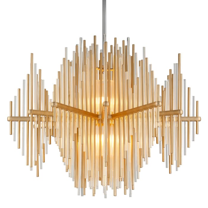 Two Light Chandelier by Corbett Lighting Two Light Chandelier by Corbett Lighting