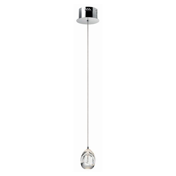Elan Lavinia 3.5" LED Crystal Mini Pendant in Chrome Elan Lavinia 3.5" LED Crystal Mini Pendant in Chrome