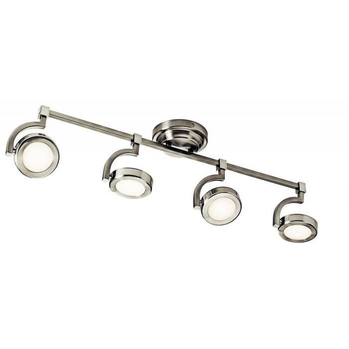 Elan Andlos 7.72" 4-Light LED Linear Track in Brushed Nickel Elan Andlos 7.72" 4-Light LED Linear Track in Brushed Nickel