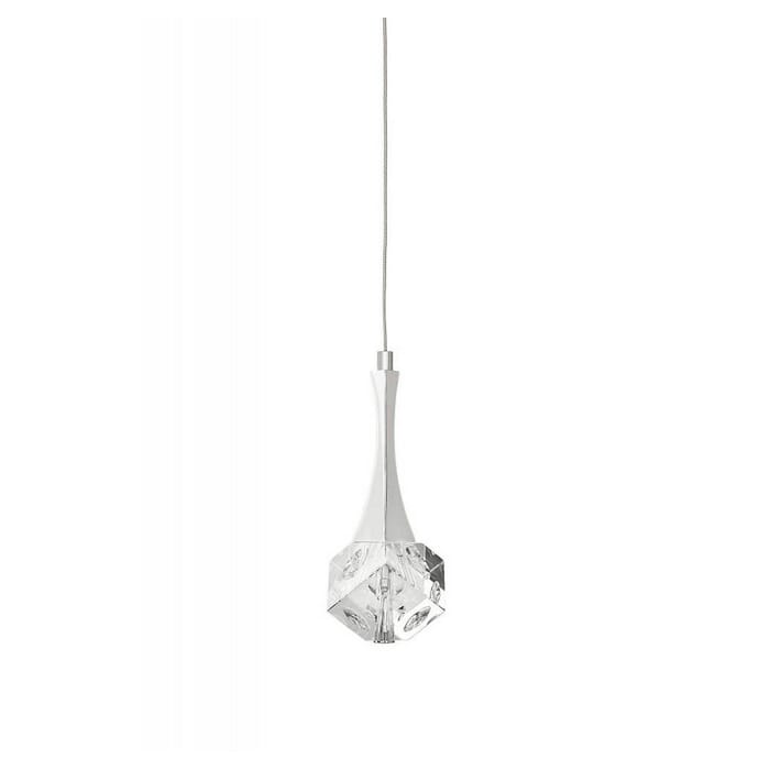 Elan Rockne 4.25" LED Crystal Mini Pendant in Chrome Elan Rockne 4.25" LED Crystal Mini Pendant in Chrome