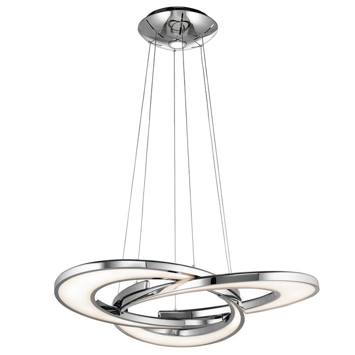 Elan Destiny 36" 4-Light LED Chandelier in Chrome Elan Destiny 36" 4-Light LED Chandelier in Chrome