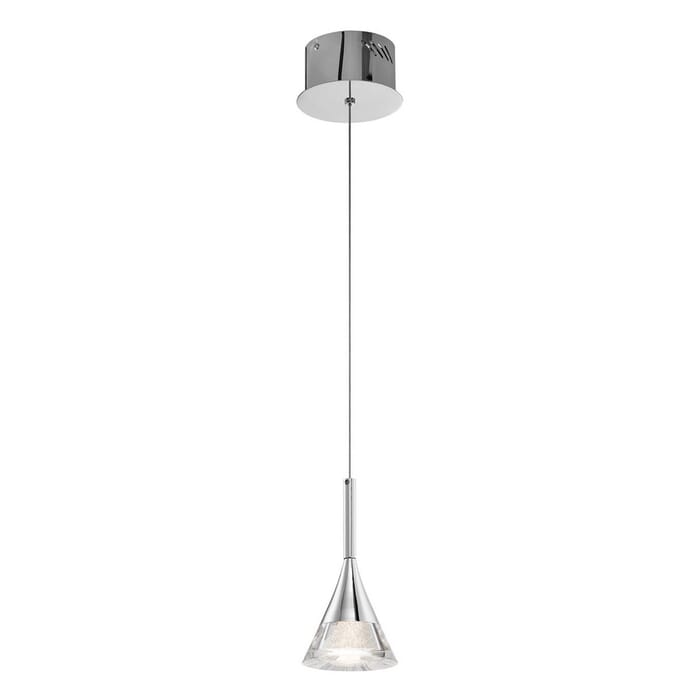 Elan Kabru 4.75" LED Mini Pendant in Chrome Elan Kabru 4.75" LED Mini Pendant in Chrome