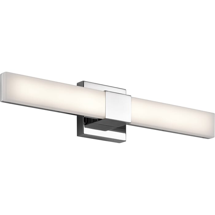 Elan Neltev 24" LED White Acrylic Bathroom Vanity Light in Chrome Elan Neltev 24" LED White Acrylic Bathroom Vanity Light in Chrome
