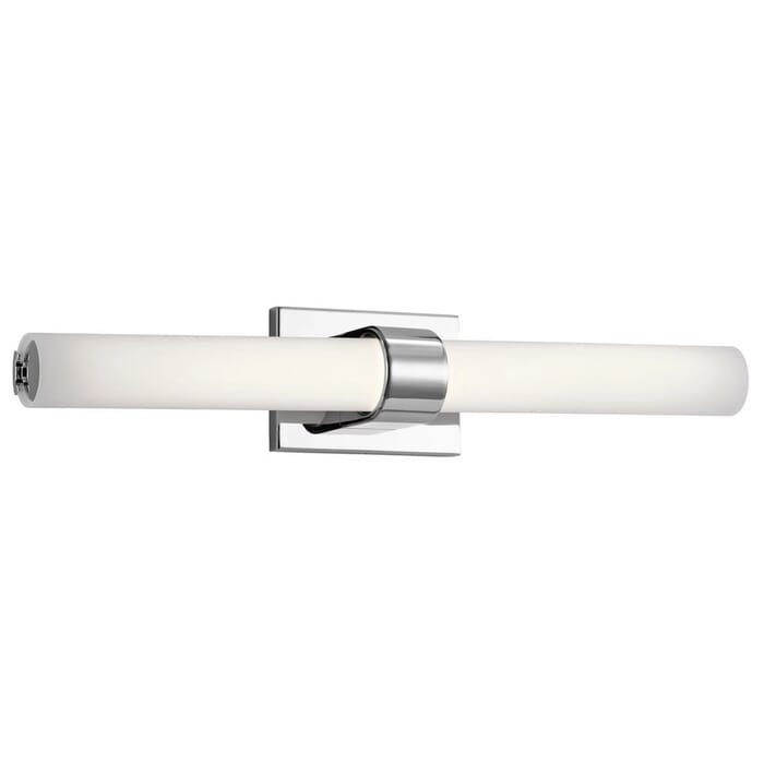 Elan Izza 25.25" LED Etched Opal Glass Bathroom Vanity Light in Chrome Elan Izza 25.25" LED Etched Opal Glass Bathroom Vanity Light in Chrome