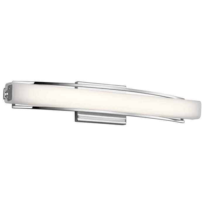 Elan Rowan 25.25" LED Bathroom Vanity Light in Chrome Elan Rowan 25.25" LED Bathroom Vanity Light in Chrome