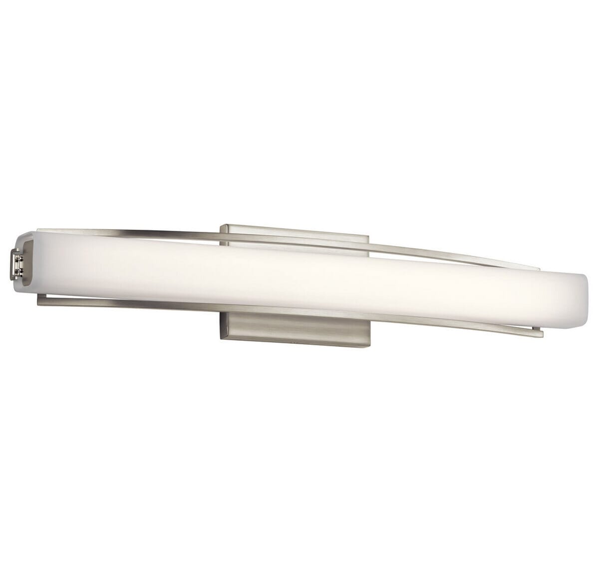 Elan Rowan 25.25" LED Bathroom Vanity Light in Brushed Nickel