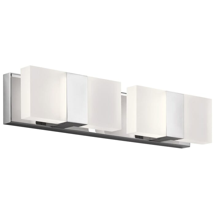 Elan Haiden 24.5" 4-Light LED Bathroom Vanity Light in Chrome Elan Haiden 24.5" 4-Light LED Bathroom Vanity Light in Chrome