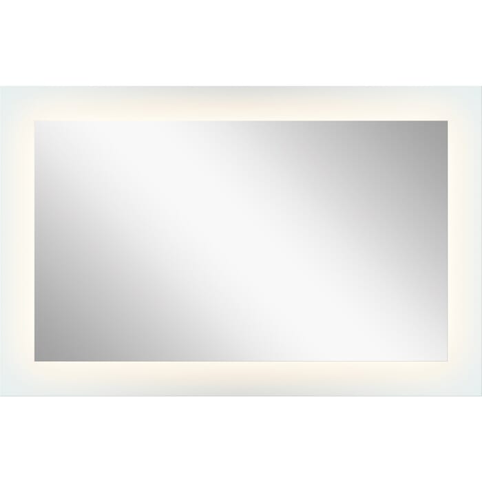 Elan Mir 27" 4-Light LED Backlit Mirror in Frosted Glass Elan Mir 27" 4-Light LED Backlit Mirror in Frosted Glass