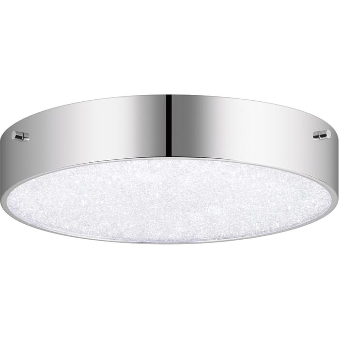 Elan Crystal Moon 12" Ceiling Light in Chrome Elan Crystal Moon 12" Ceiling Light in Chrome
