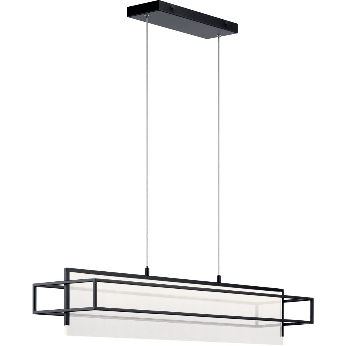 Elan Vega Contemporary Chandelier in Matte Black