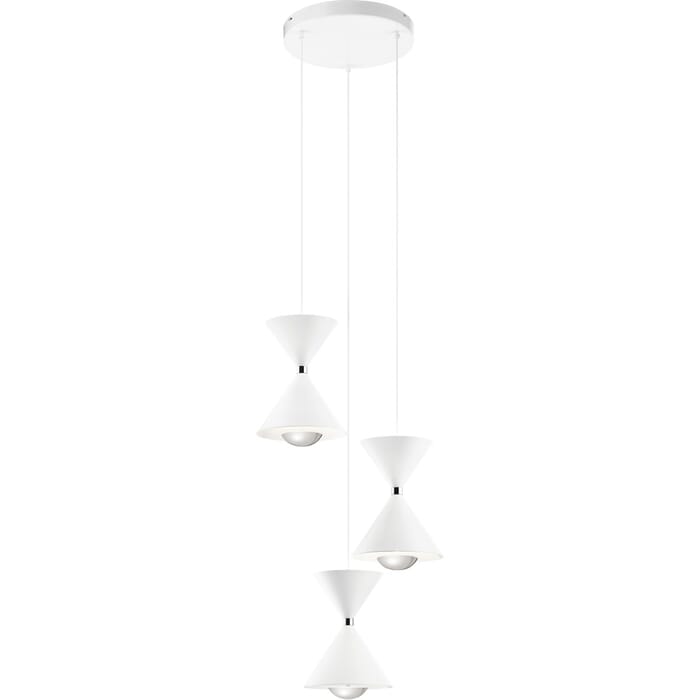 Elan Kordan Contemporary Cluster Pendant in Matte White Elan Kordan Contemporary Cluster Pendant in Matte White