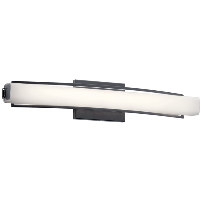 Elan Modern Bathroom Vanity Light in Matte Black Elan Modern Bathroom Vanity Light in Matte Black