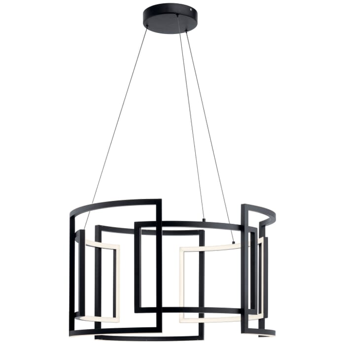 Elan Modern 9-Light Pendant Light in Black Elan Modern 9-Light Pendant Light in Black
