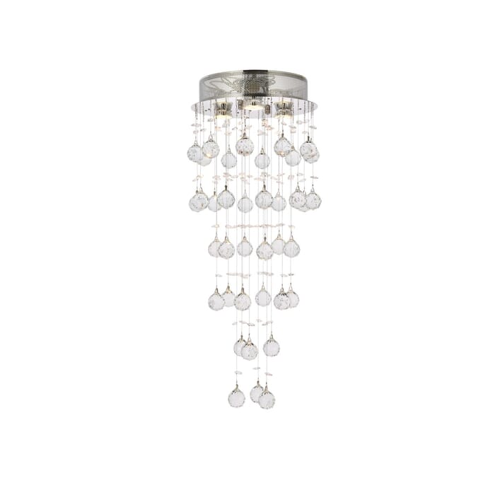 Galaxy 3-Light Flush Mount in Chrome Galaxy 3-Light Flush Mount in Chrome