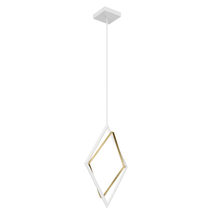 Elan Darski Transitional Pendant in White Elan Darski Transitional Pendant in White