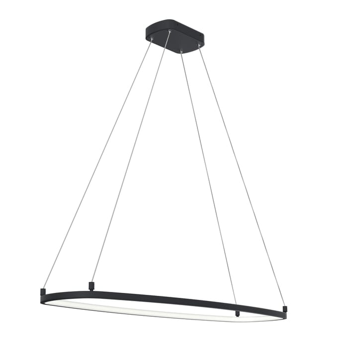 Elan Koloa Transitional Chandelier in Matte Black Elan Koloa Transitional Chandelier in Matte Black
