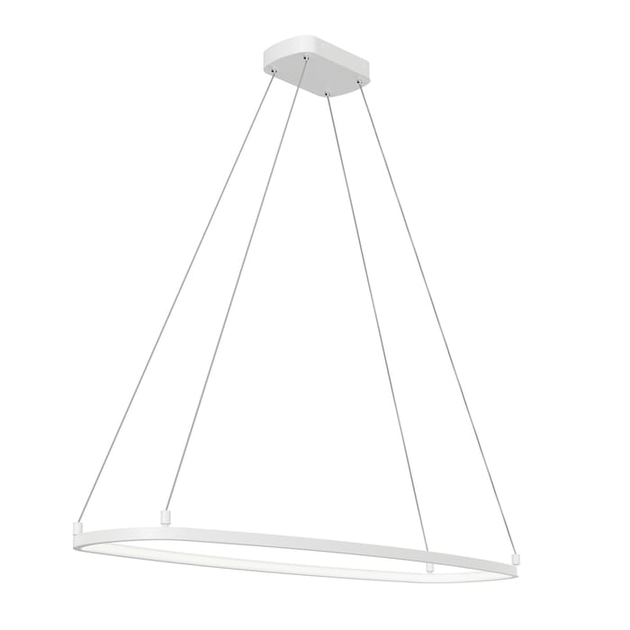 Elan Koloa Transitional Chandelier in White Elan Koloa Transitional Chandelier in White