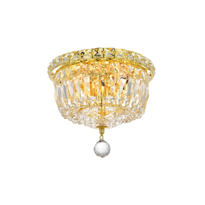 Tranquil 4-Light Flush Mount in Gold Tranquil 4-Light Flush Mount in Gold