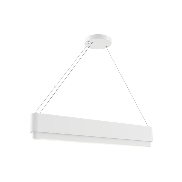 Elan Walman Industrial Chandelier in White Elan Walman Industrial Chandelier in White