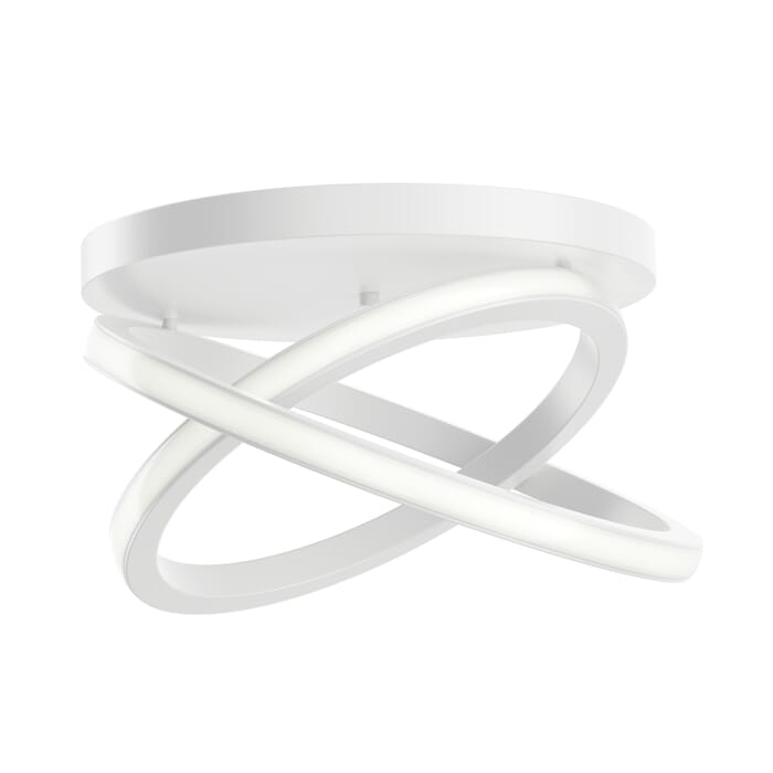 Elan Caputo 2-Light Ceiling Light in White Elan Caputo 2-Light Ceiling Light in White