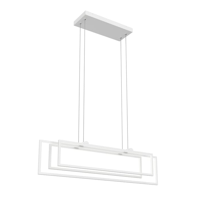 Elan Jestin 3-Light Transitional Chandelier in White Elan Jestin 3-Light Transitional Chandelier in White