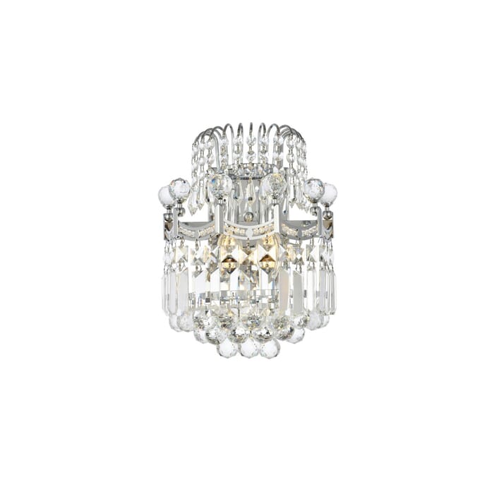 Corona 2-Light Wall Sconce in Chrome Corona 2-Light Wall Sconce in Chrome
