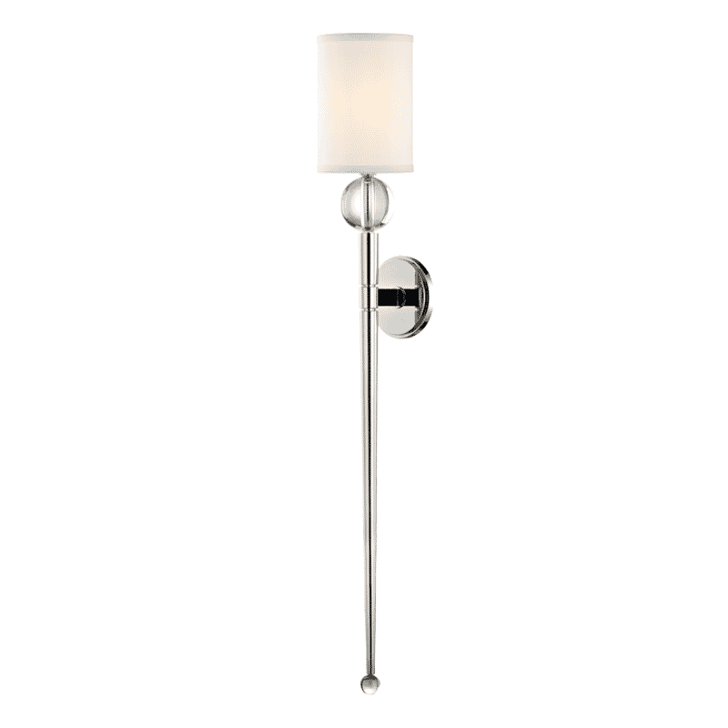 Rockland 37"" Wall Sconce in Polished Nickel -  Hudson Valley, 8436-PN