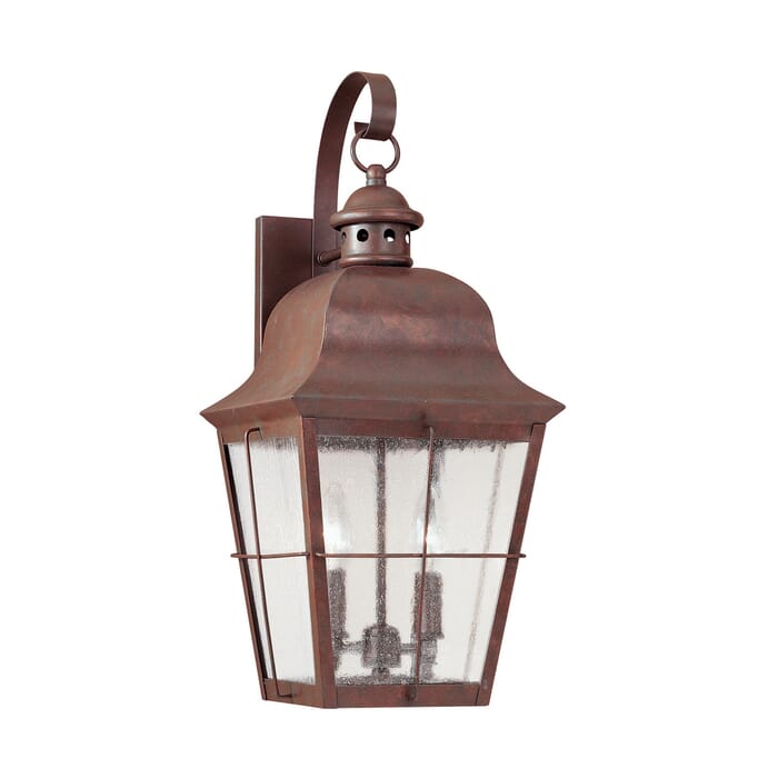 Sea Gull Chatham 2-Light 21" Outdoor Wall Light in Weathered Copper Sea Gull Chatham 2-Light 21" Outdoor Wall Light in Weathered Copper