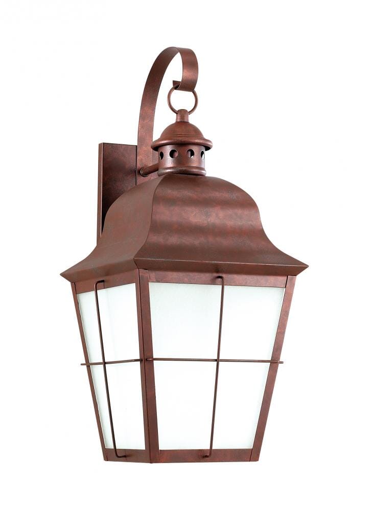 Chatham 21" Outdoor Wall Light in Weathered Copper