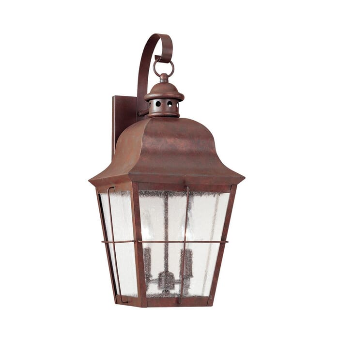 Sea Gull Chatham 2-Light 21" Outdoor Wall Light in Weathered Copper Sea Gull Chatham 2-Light 21" Outdoor Wall Light in Weathered Copper