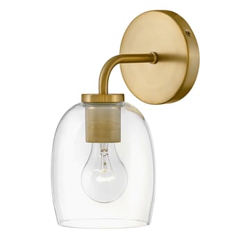 Lark Percy Bathroom Vanity Light in Lacquered Brass