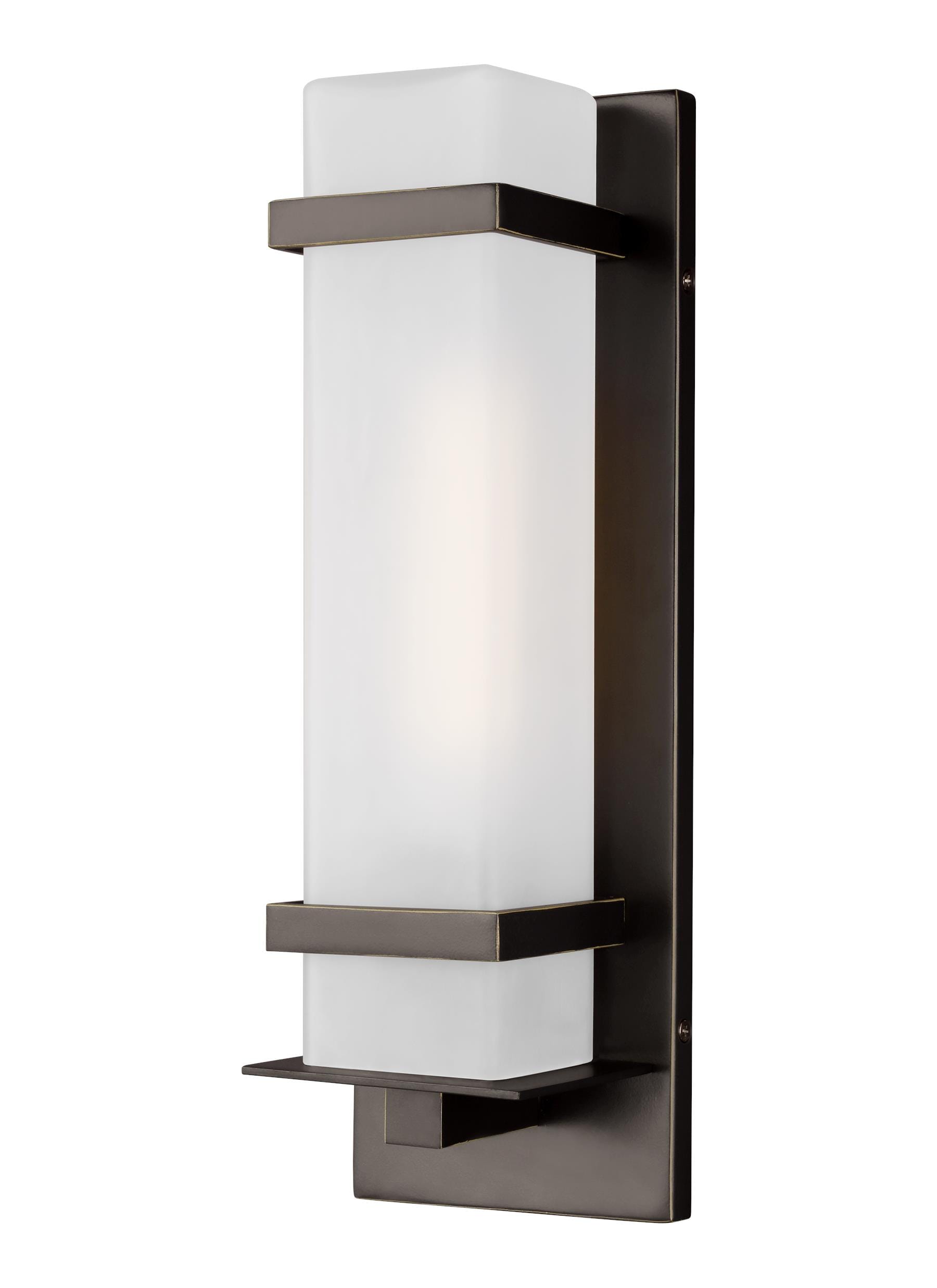 Alban Outdoor Wall Light in Antique Bronze