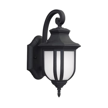 Sea Gull Childress 13" Outdoor Wall Light in Black