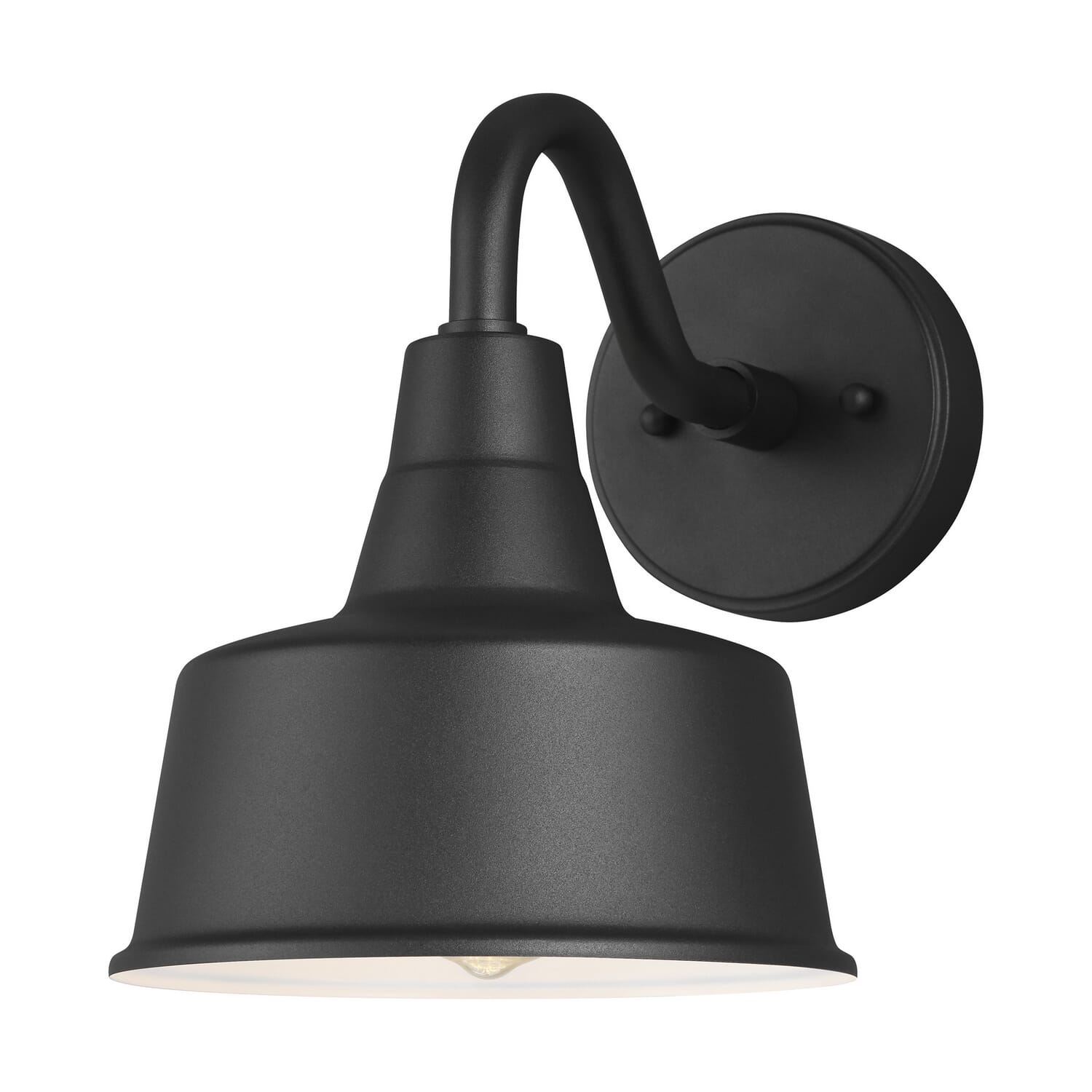 Barn Light 1-Light Outdoor Wall Lantern in Black