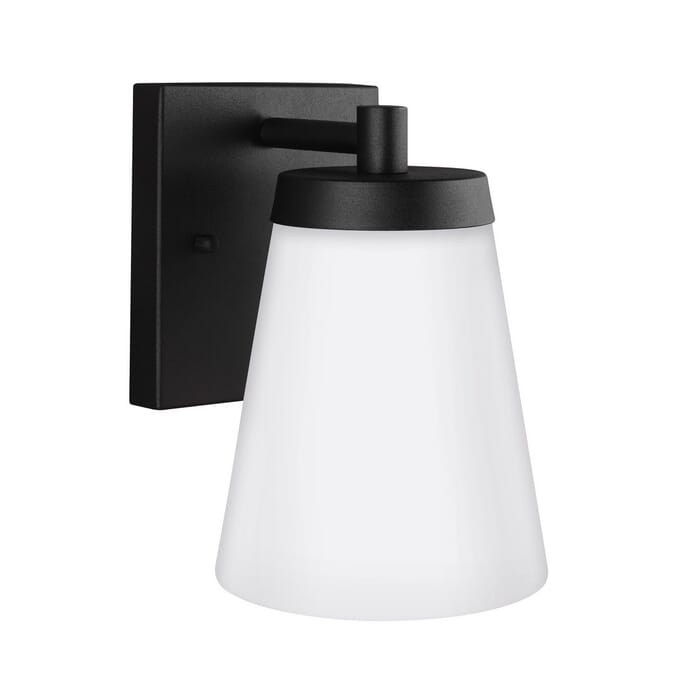 Sea Gull Renville 7" Outdoor Wall Light in Black Sea Gull Renville 7" Outdoor Wall Light in Black