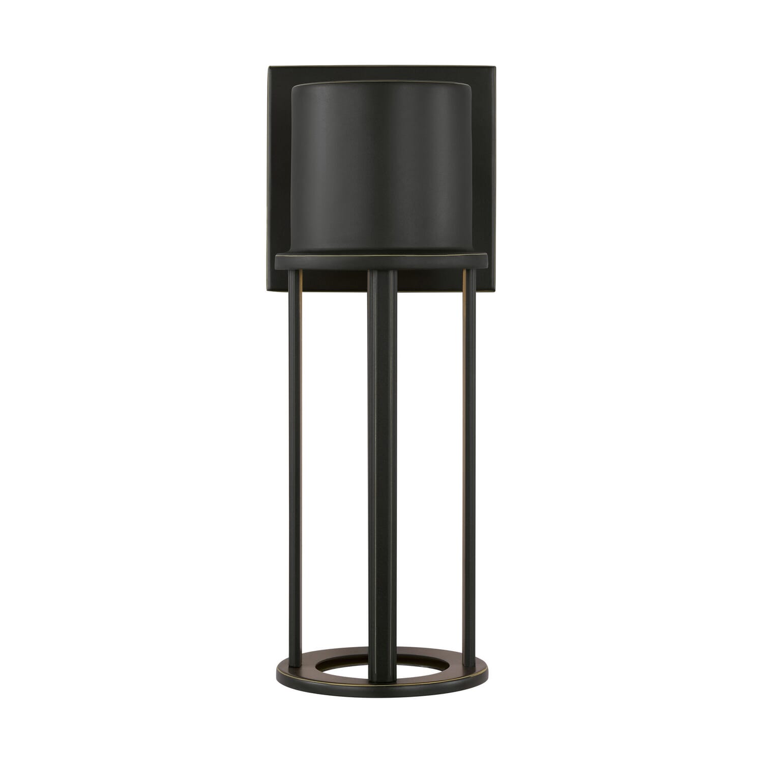 Union 1-Light LED Outdoor Wall Lantern in Antique Bronze