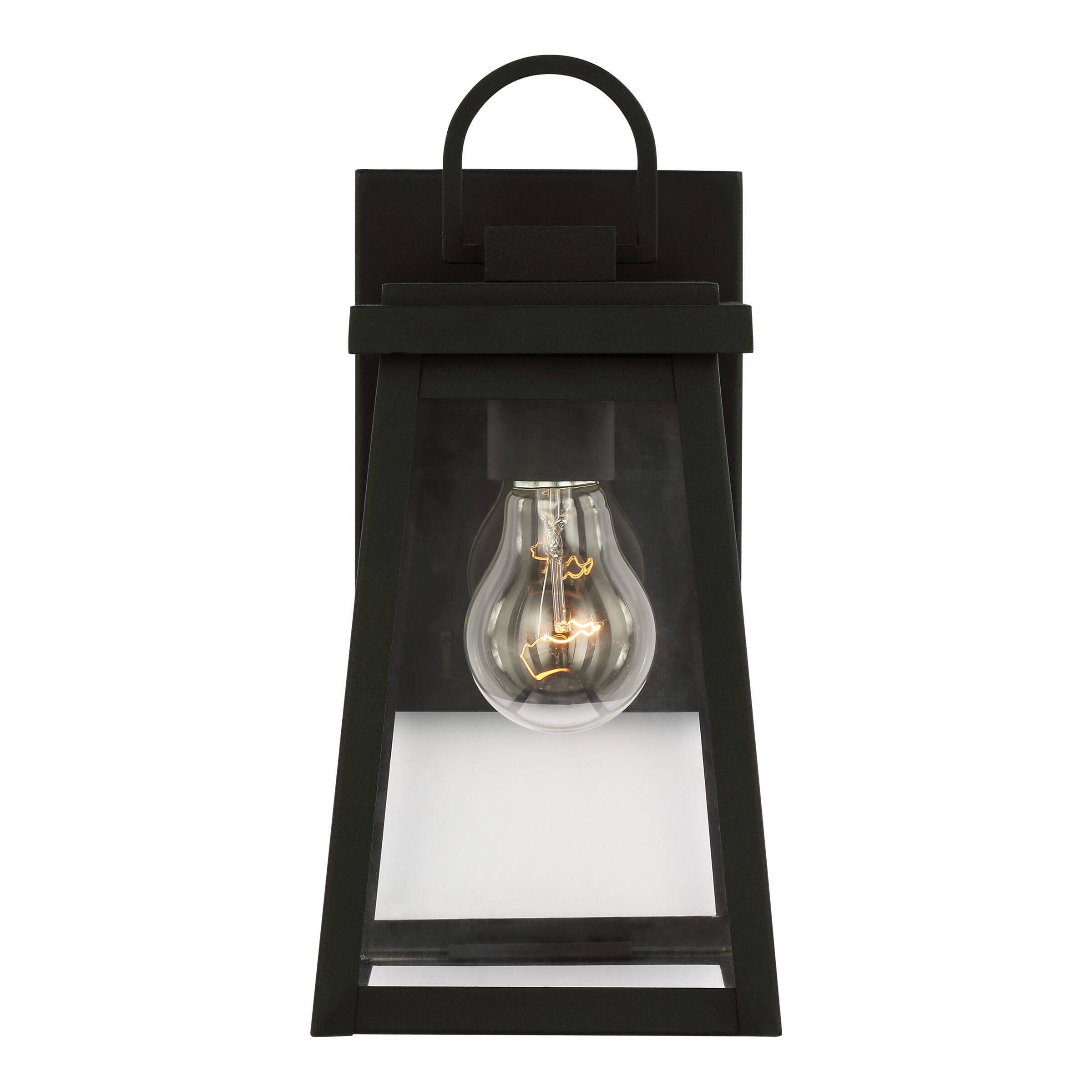 Sea Gull Founders Outdoor Wall Light in Black