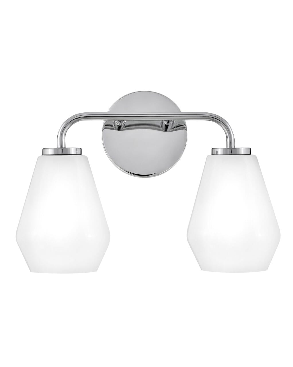 Gio 2-Light LED Bathroom Vanity Light in Chrome