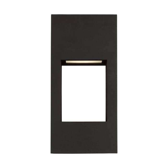 Testa 2-Light LED Outdoor Wall Lantern in Black Testa 2-Light LED Outdoor Wall Lantern in Black