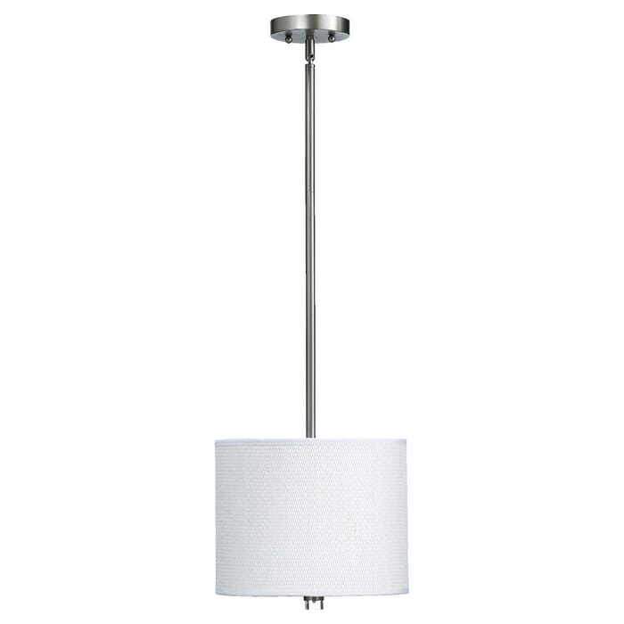 Quorum Copeland 12" Pendant Light in Satin Nickel Quorum Copeland 12" Pendant Light in Satin Nickel