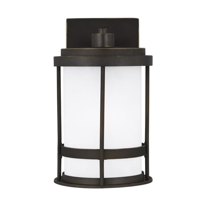 Sea Gull Wilburn Outdoor Wall Light in Antique Bronze Sea Gull Wilburn Outdoor Wall Light in Antique Bronze