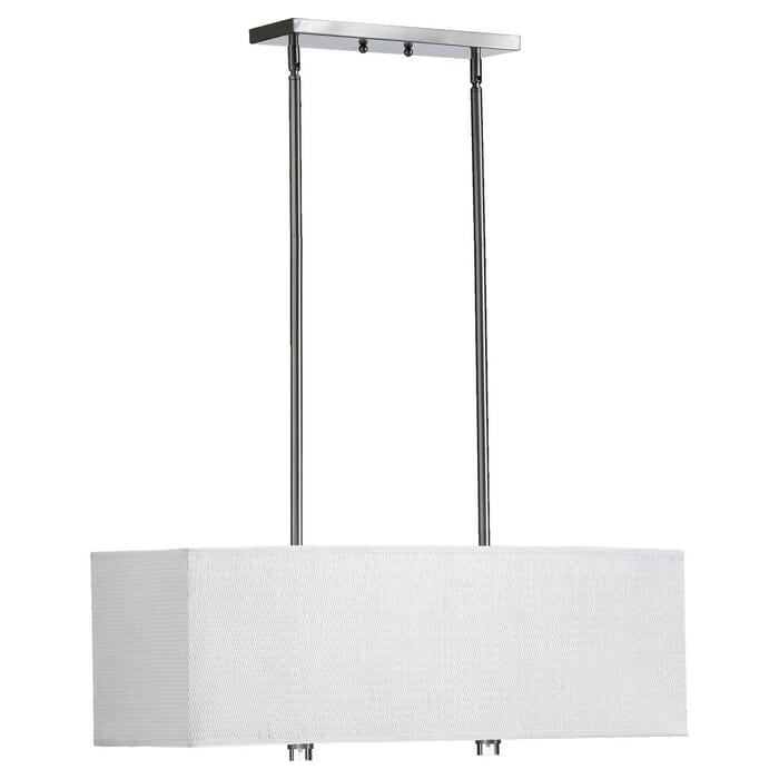 Quorum Copeland 4-Light 10" Ceiling Island Light in Satin Nickel Quorum Copeland 4-Light 10" Ceiling Island Light in Satin Nickel