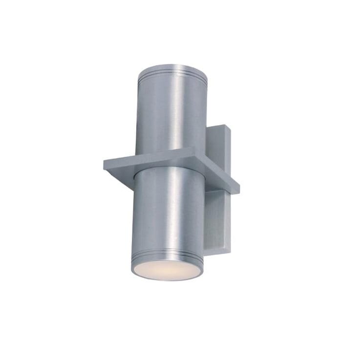 Maxim Lighting Lightray LED 2-Light 2-Light Outdoor Wall Mount in Brushed Aluminum Maxim Lighting Lightray LED 2-Light 2-Light Outdoor Wall Mount in Brushed Aluminum