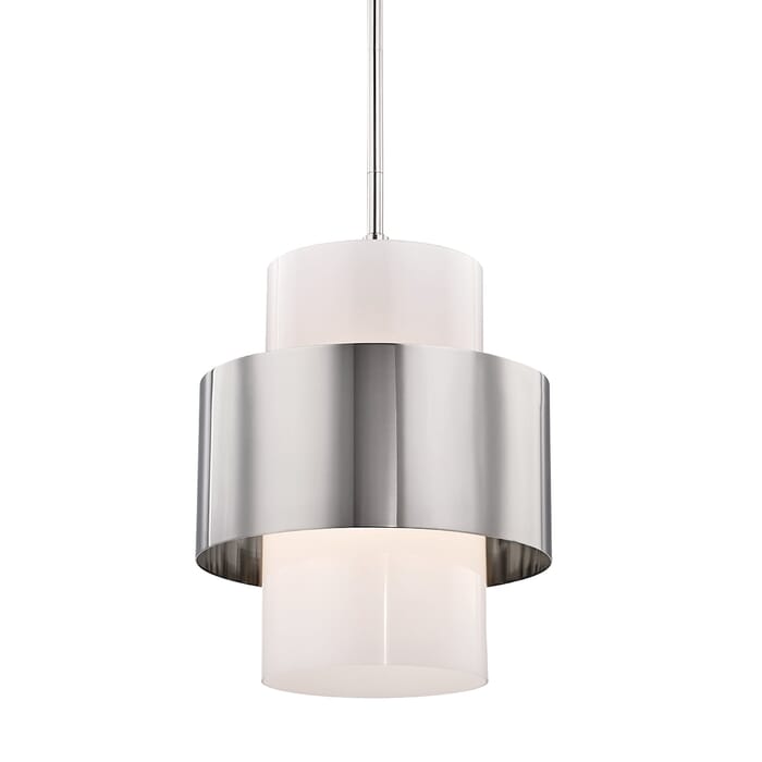 Hudson Valley Corinth Pendant Light in Polished Nickel Hudson Valley Corinth Pendant Light in Polished Nickel