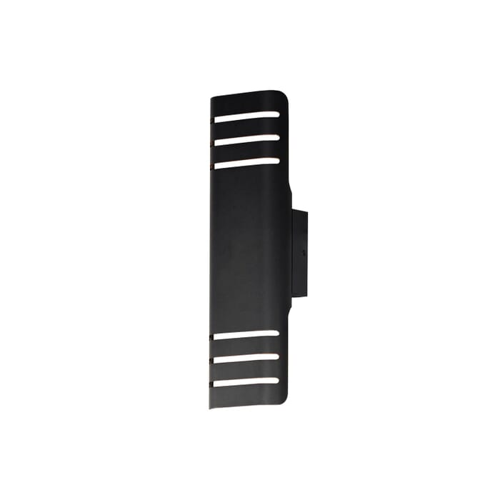 Lightray LED 2-Light LED Outdoor Wall Lantern in Black Lightray LED 2-Light LED Outdoor Wall Lantern in Black